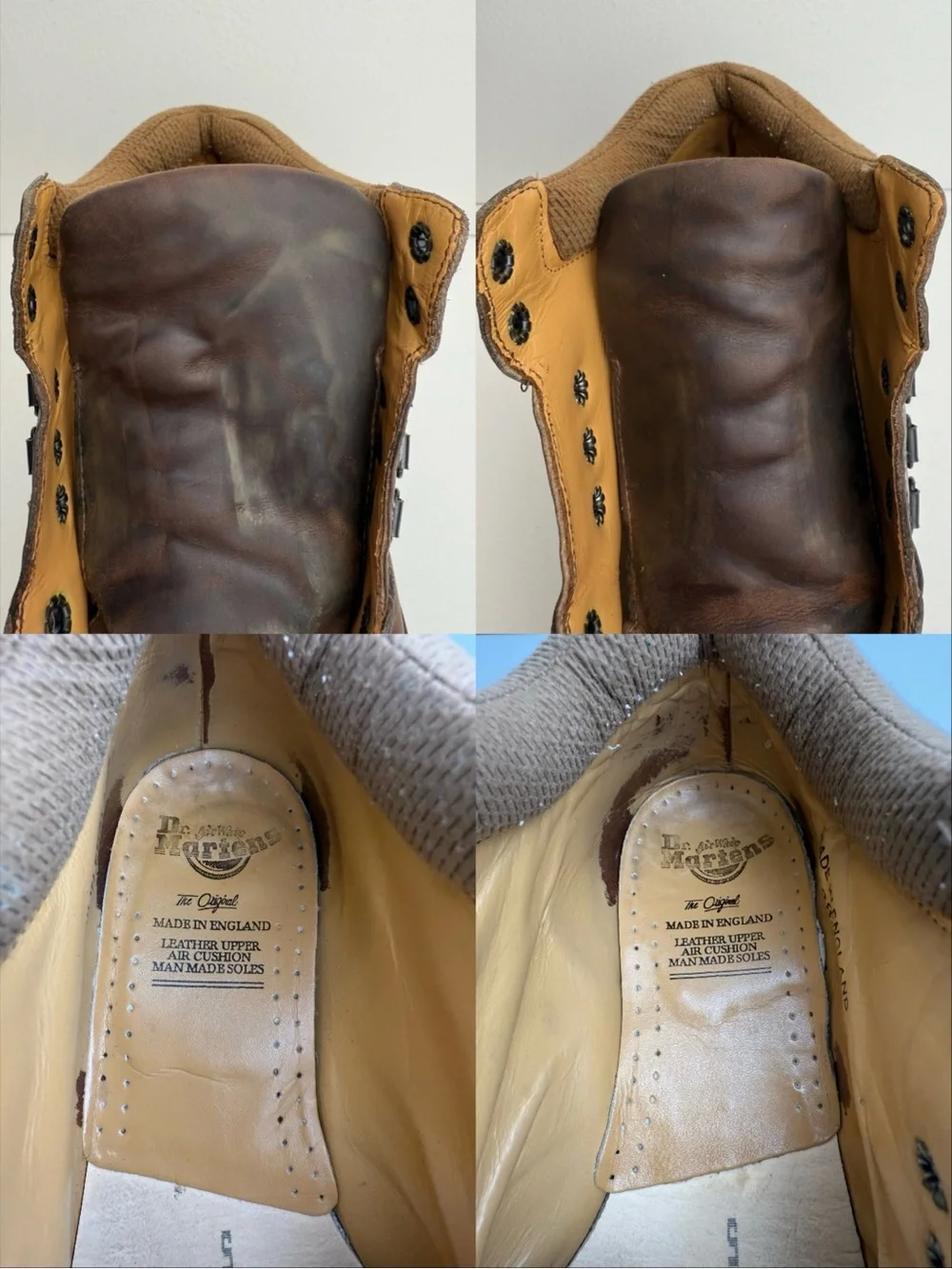 Vintage Dr. Martens Brown Crazy Horse Envy Platform Boots UK 5